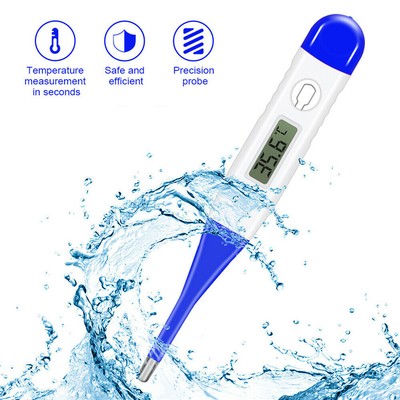 Termometro DIGITALE LCD BAMBINO KIDS CORPO BOCCA BEEP promemoria accurata misurazione 