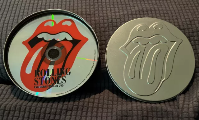 The Rolling Stones 2005 Exclusive Fan Club DVD In Metal Case Mick Jagger Keith
