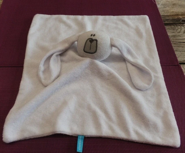 T1G / doudou lapin blanc gris en éponge HEMA