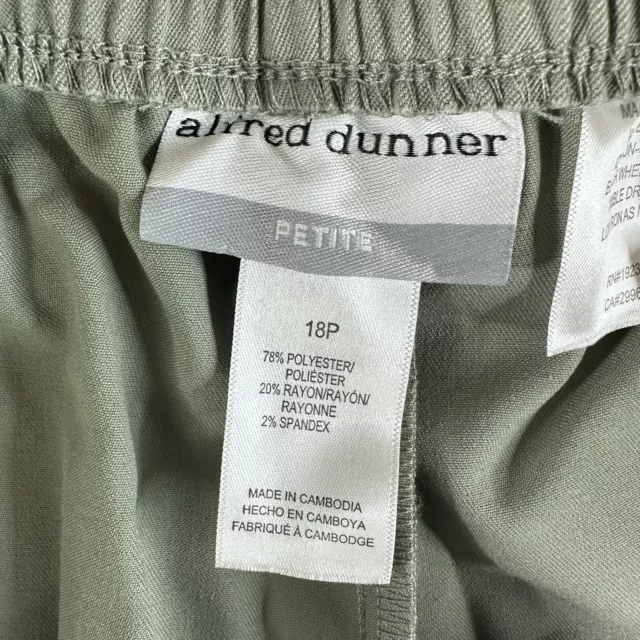 ALFRED DUNNER PETITE Classic Fit Pants Womens Size 18P $12.95 - PicClick