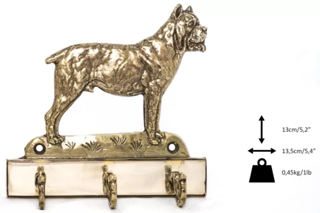 Cane Corso - brass hanger with image of a dog, Art Dog UK