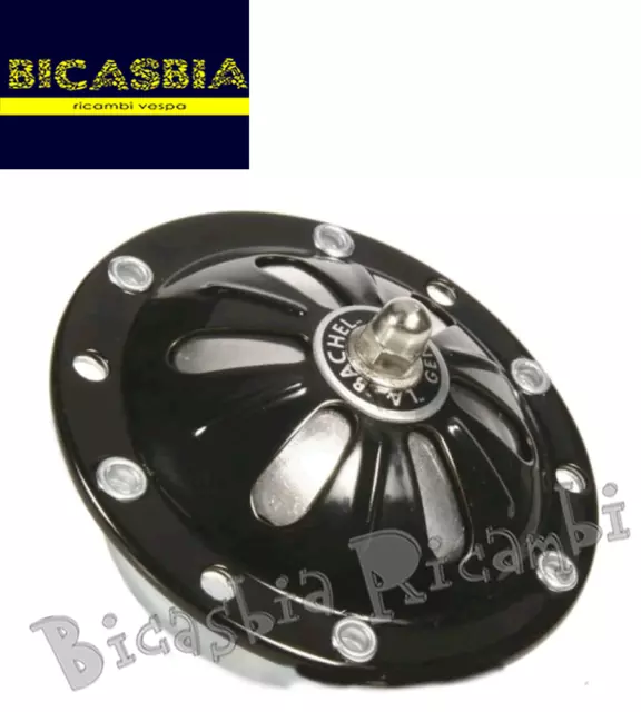 4296 - Clacson Bachel Nero A 6 Volt Vespa 125 V1T V15T V30T V33T