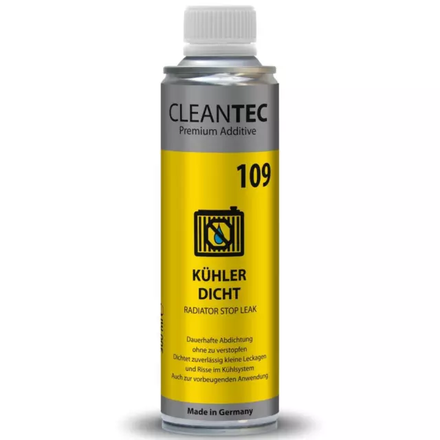 CleanTEC Kühlerdicht Additiv 300 ml Leak Stop Zusatz für Motor, Kühler, Schlauch