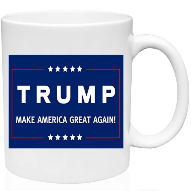 11oz Ceramic Coffee Tea milk Mug water Cup Trump Make America Great Again Mug