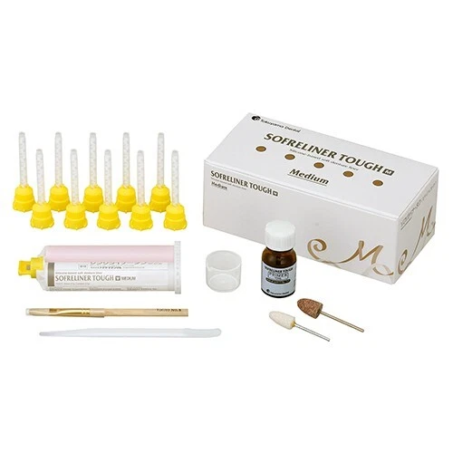 TOKUYAMA Dental silicon Sofreliner Tough (MEDIUM) Chairside Soft Denture Reline