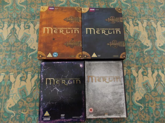 DVD - Merlin Complete Series 1-4 DVD Bundle Collection BBC  UK R2