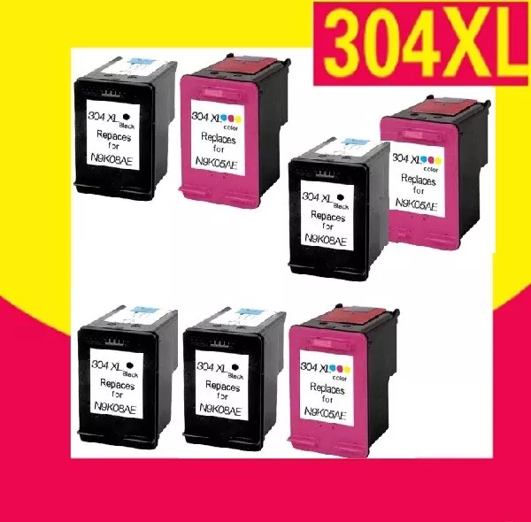 Cartouches alternatives pour HP 304 / 304XL Noire & Tricolore 18/20 ml XL