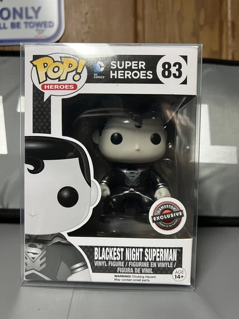 Funko Pop Heroes DC Super Heroes Blackest Night Superman #83 GameStop Exclusive!