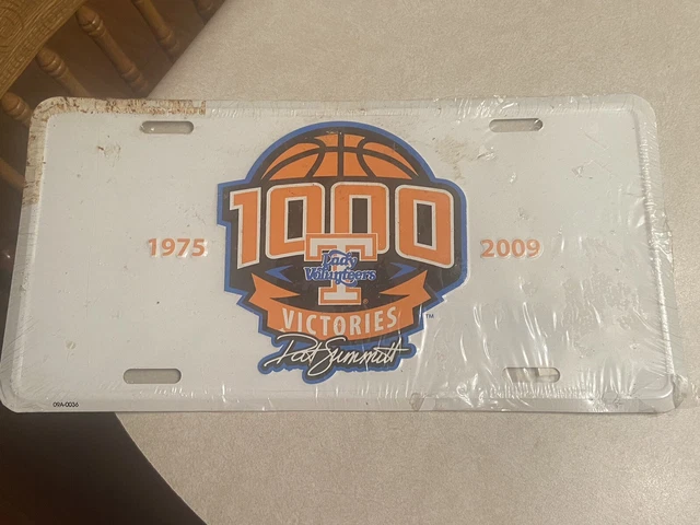 2007 Tennessee Lady Vols Basketball Champions Metal License plate Pat Summitt