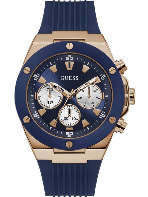 Guess GW0057G2 Poseidon Orologio Uomo 47mm 5ATM