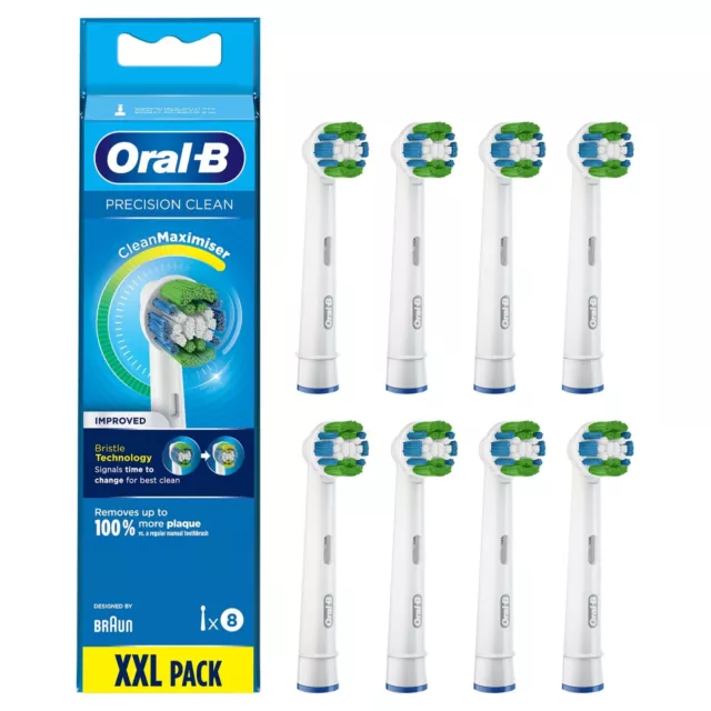 Oral-B Precision Clean Electric Toothbrush Head (pack of 8)