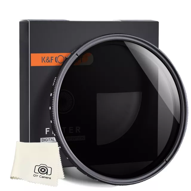 K&F Concept Lens Filter Neutral Density ND2-400 62mm FUJIFILM XF 23mm f/1.4