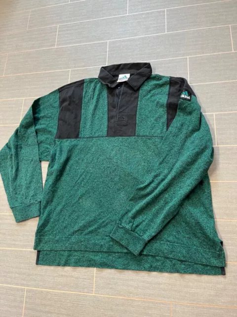 Adidas Vintage 90s long sleeve polo shirt