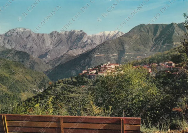 Pariana Altagnana Alpi Apuane panorama Massa Carrara Cartolina