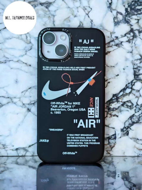 2 PZ Cover iPhone 14 Pro Nike X Off-White 1 PZ BLACK/Nera + 1 PZ WHITE/Bianco 2