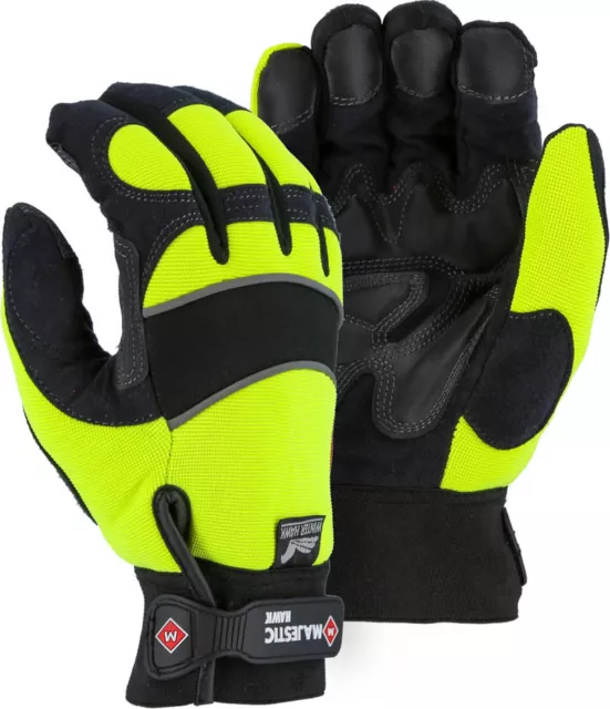 Majestic Glove 2145HYH (Large) Heatlok Waterproof Windproof Armor Skin Gloves