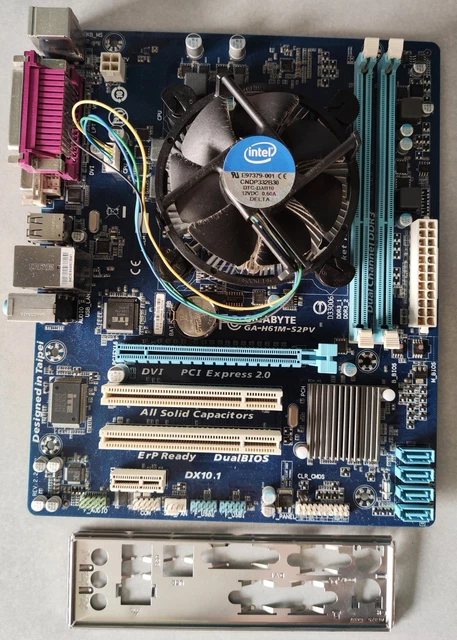 Carte mère Mini-ITX Gigabyte H61N-D2V + Intel G2030 + 4Go de ram