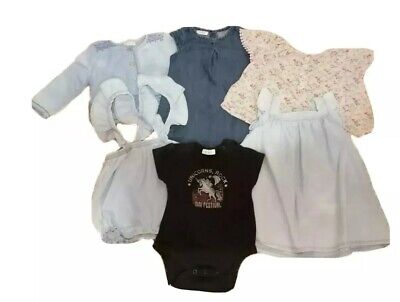 "Next" Baby Girls Clothes Bundle. (Six Items) (Age 3-6 Months).
