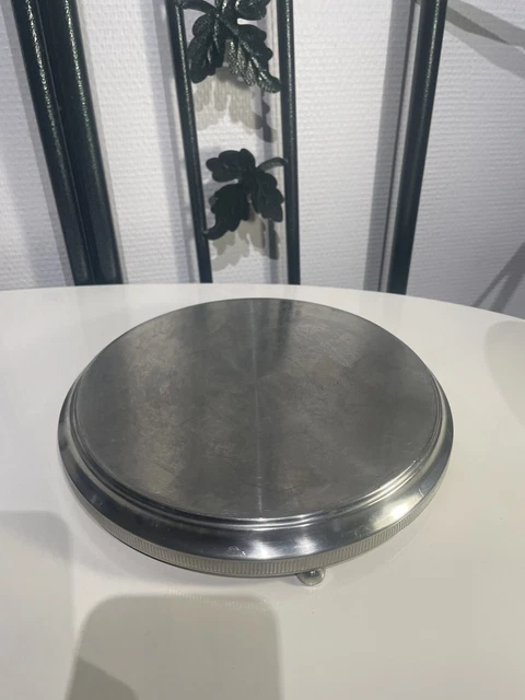 Ancien Dessous De Plat Extensible Métal Argenté Jacques Adnet