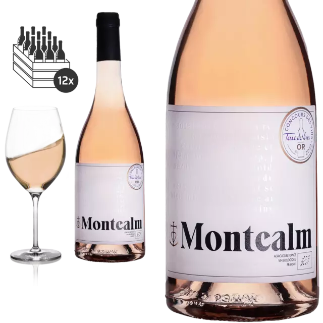 12er Karton 2022 BIO Gris des Sables Excellence Rosé von Domaine de Montcalm - R