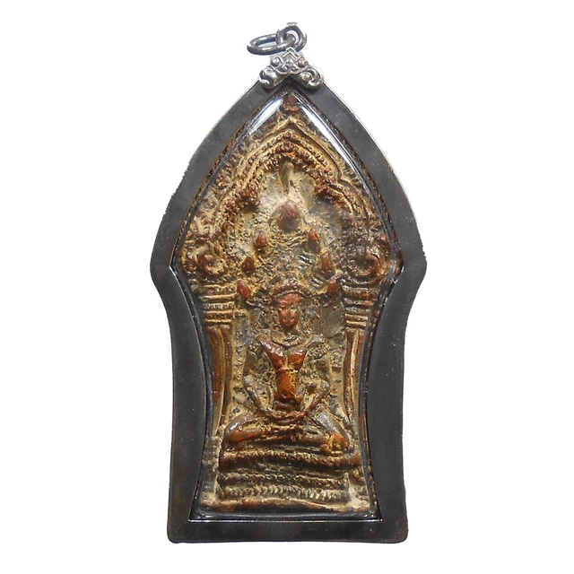 Top Thai Buddha Amulet Phra Kru Rajaburana Hot Pendant Very Nice