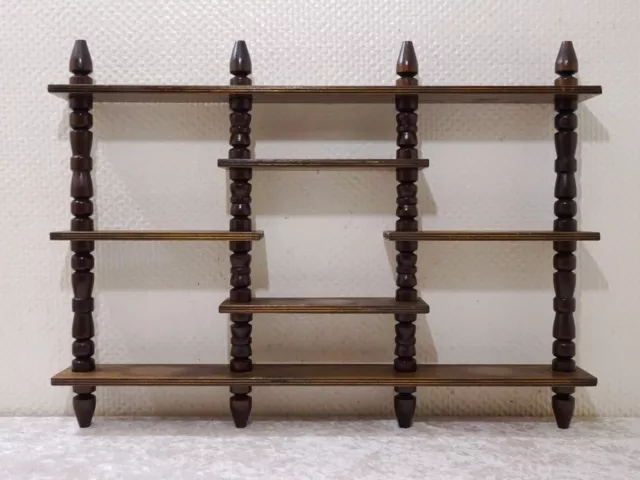 Flexqe - Madera Diseño Estante - Estilo Antiguo - Vintage - 59,5CM