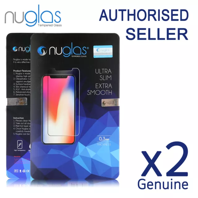 2x iPhone 15 14 Plus 13 12 11 Pro XS Max XR 8 Tempered Glass Screen Protector