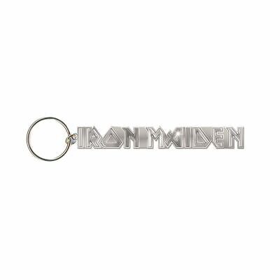 Iron Maiden Logo Metal Keyring Keychain - Rock Music Gifts