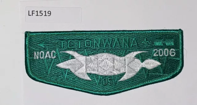 Boy Scout OA Lodge 105 Tetonwana 2006 NOAC Flap