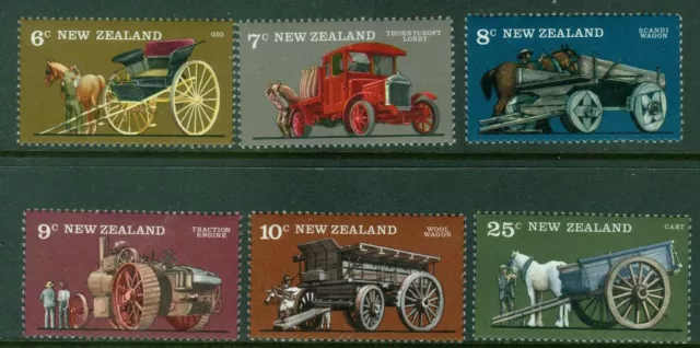 New Zealand. 1976. Vintage Farm Transport. Set. MUH.