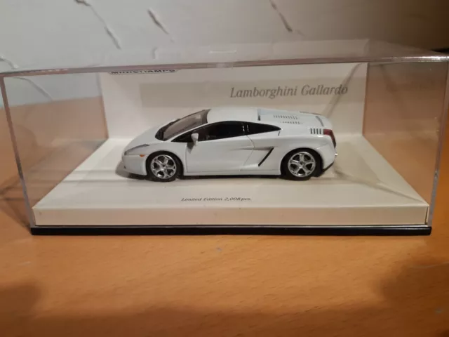 MINICHAMPS 1/43 Escala Lamborghini Gallardo 2004 Plata (83)