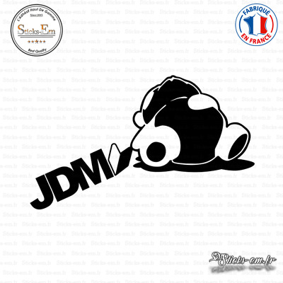 Sticker JDM Sleepy Panda Decal Aufkleber Pegatinas D-389 Couleurs au choix