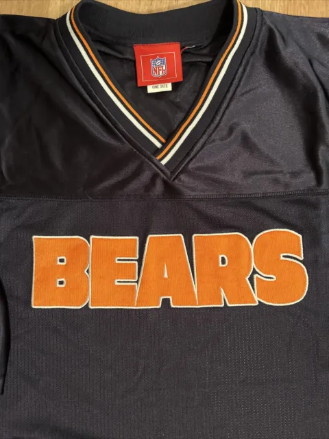 Vintage Chicago Bears Pullover Jacket Jersey NFL FOOTBALL Mens OSFM CASTROL