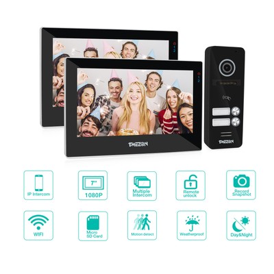 VIDEO TÜRSPRECHANLAGE 4-CASA familiare con telecamera di sorveglianza 4