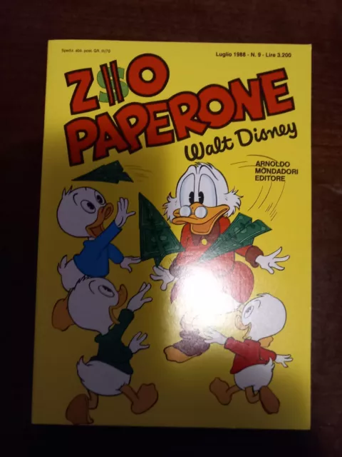 ZIO PAPERONE - N 9 - LUGLIO 1988 - ed. Mondadori -