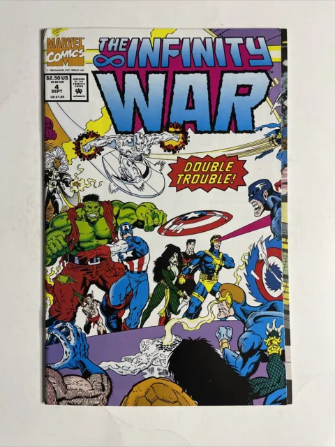 Infinity War #4 (1992) 9.4 NM Marvel High Grade Comic Book Wraparound Cover