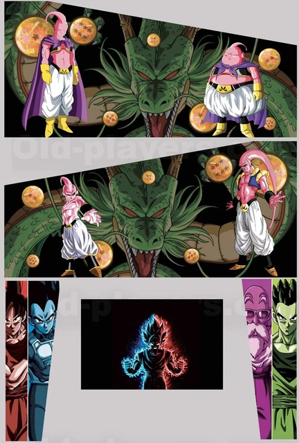 Stickers Dragon Ball Z Pour Flipper Ou Pincab - Neuf - Fabrication France