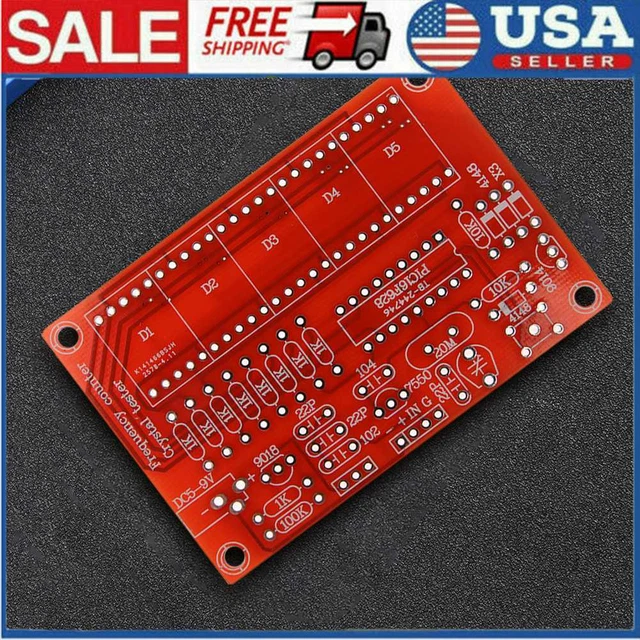 CRYSTAL OSCILLATOR FREQUENCY Counter Meter 1Hz50MHz 5 Digits High