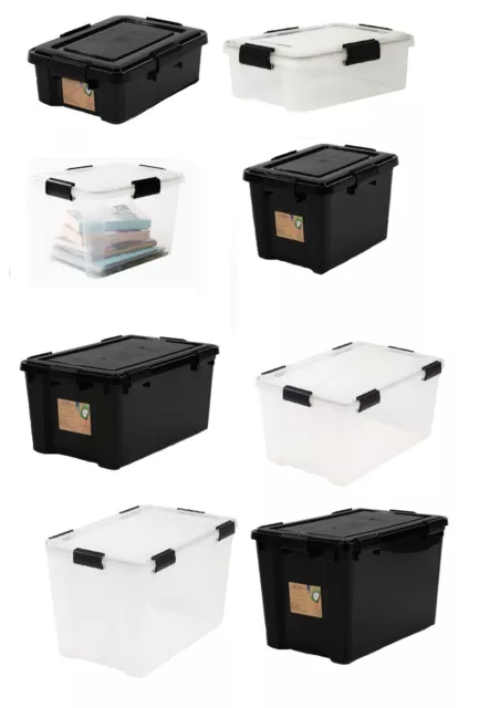 Weathertight Airtight Plastic Damp Area Dry Storage Boxes - 5 Sizes Available