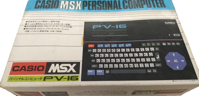 MSX CASIO PV-16 Personal Computer with Box Tested $690.90