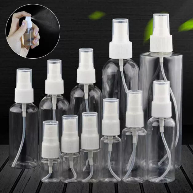 Clear Empty Travel Refillable Fine Mist Perfume Atomizer Water Pump Spray Bottle