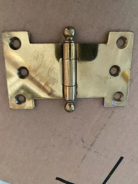 47 Antique Stanley Parliament Window Hinges Brass Plated