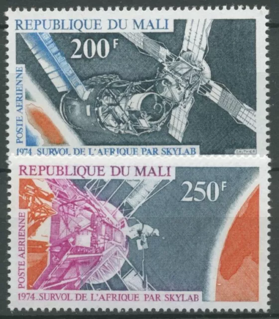 Mali 1974 Skylab auf der Umlaufbahn über Afrika 440/41 postfrisch