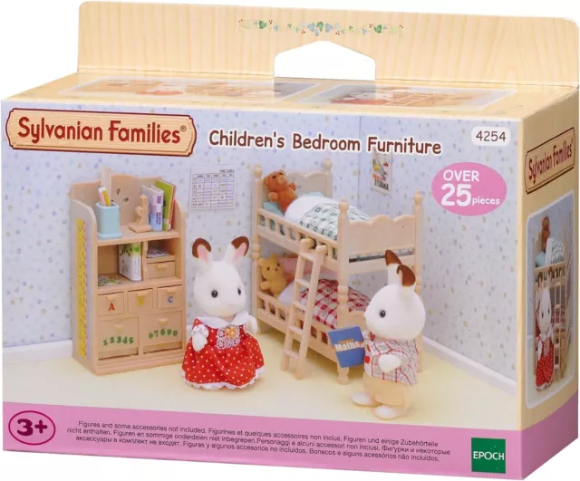 Neu Sylvanian Families Kinderzimmer-Möbel - Puppenhaus Einrichtung Möbel NEU