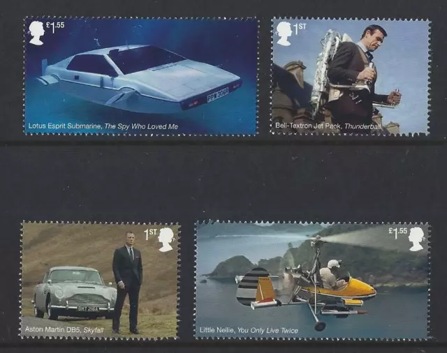 Great Britain 2020 James Bond Set Of 4 Ex. Prestige Booklet  Unmounted Mint, Mnh