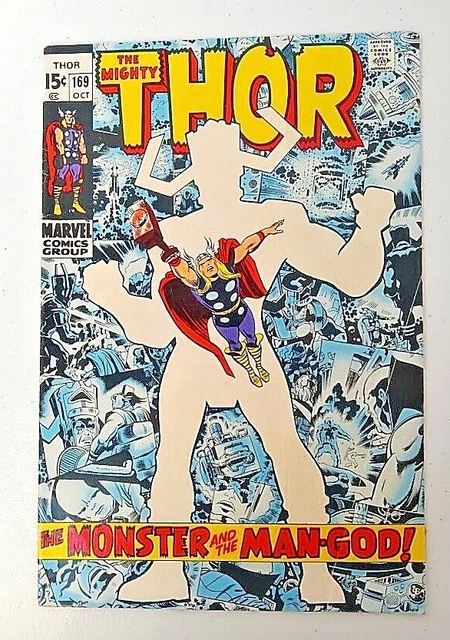 MIGHTY THOR #169 Oct 1969 Marvel Kirby Lee Romita Sr Origin of Galactus KEY
