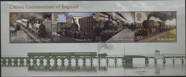 GB 2011 Classic Locomotives of England SG MS3144 MNH