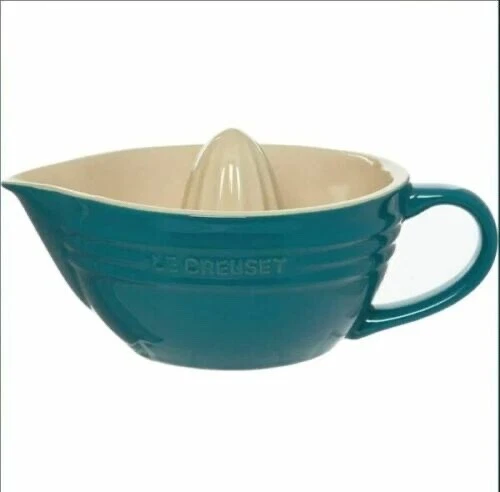 Exprimidor exprimidor de cítricos de gres naranja limón Le Creuset azul/azulada Cruset
