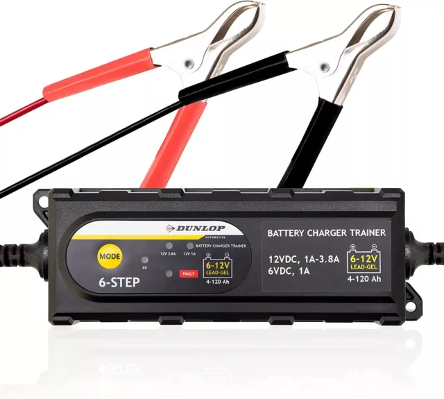 Batterieladegerät Auto Mottorad 6V + 12V Trainer Batterietester KFZ Ladegerät