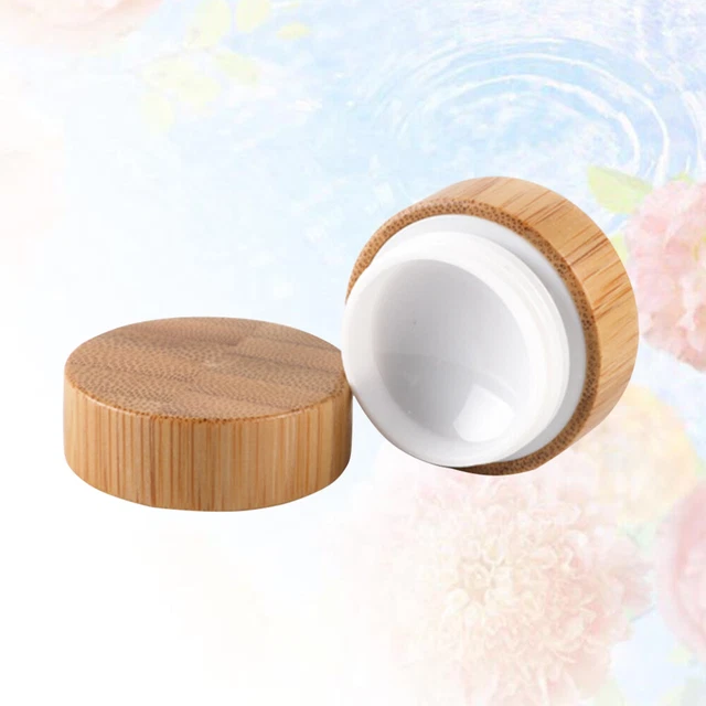 2x Bambus Roller Flaschen 10ml Mit Edelstahl-Rollerball - Nachfüllbare Roll-on Flaschen Für ätherische Öle & Seren